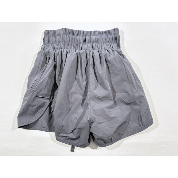 BOXRAW Shorts Womens Gray High Waist Boxing Running 3" Inseam SMRT-Tech Sz S - Picture 10 of 10
